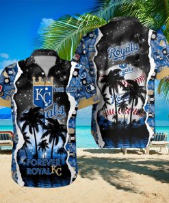 Kansas City Royals MLB Hawaiian Shirt Custom Name 3D All Over Printed Hawaii Shirt