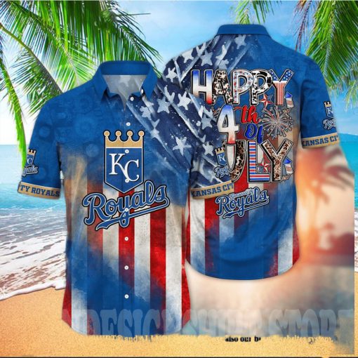 Kansas City Royals MLB Independence Day Unisex Hawaiian Shirt