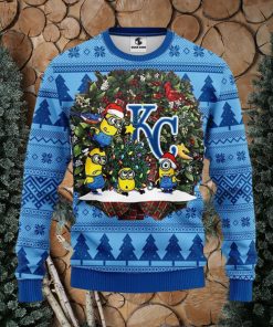 Kansas City Royals Minion Christmas Ugly Sweater Christmas Gift For Fans Party Hoiliday Gift