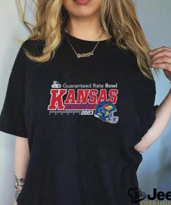 Kansas Jayhawks 2023 Guaranteed Rate Helmet Shirt