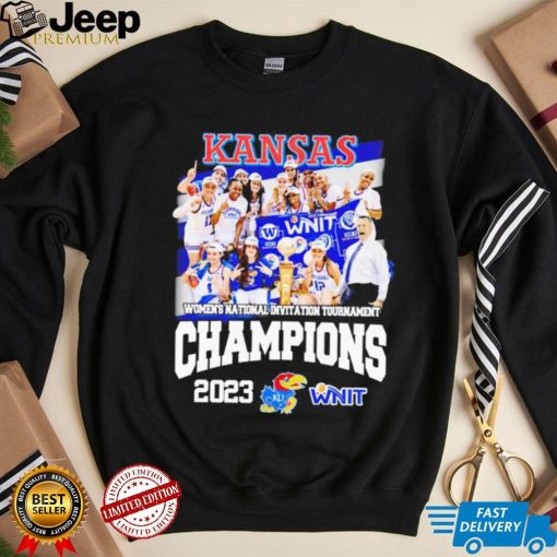 Kansas Jayhawks 2023 WNIT Women’s National Invitation Tournament Champions shirt