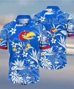 Kansas Jayhawks NCAA Floral All Over Print Unisex Hawaiian Shirt