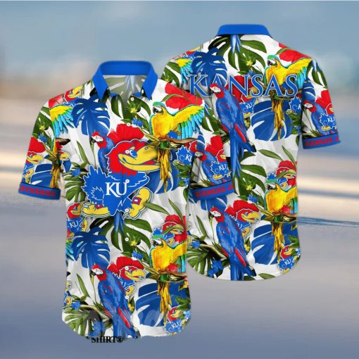 Kansas Jayhawks NCAA Flower Unisex Hawaiian Shirt