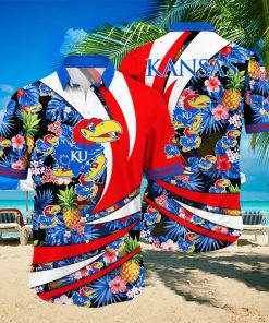 Kansas Jayhawks NCAA Hawaiian Shirt Surfing Aloha Shirt