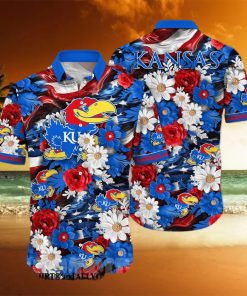 Kansas Jayhawks NCAA Independence Day 3D Full Printed Hawaiian Shirt