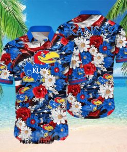 Kansas Jayhawks NCAA Independence Day Unisex Full Printed Hawaiian Shirt