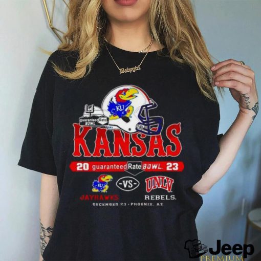 Kansas Jayhawks Vs Unlv Rebels Guaranteed Rate Bowl Dec 23 2023 Shirt