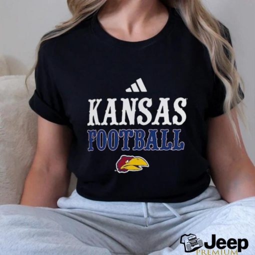 Kansas Jayhawks adidas Football Sideline Strategy Shirt