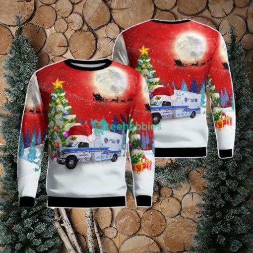 Kansas Sedgwick County EMS Christmas Christmas AOP Ugly Sweater For Men Women