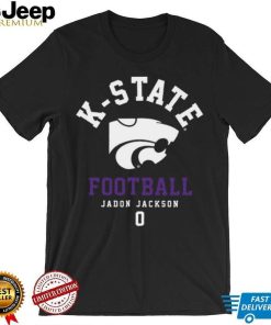 Kansas State NCAA Football Jadon Jackson Black Classic Fashion T Shirt