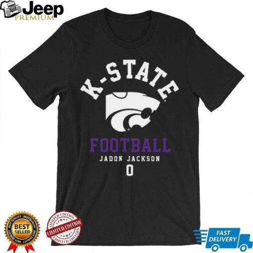 Kansas State NCAA Football Jadon Jackson Black Classic Fashion T Shirt