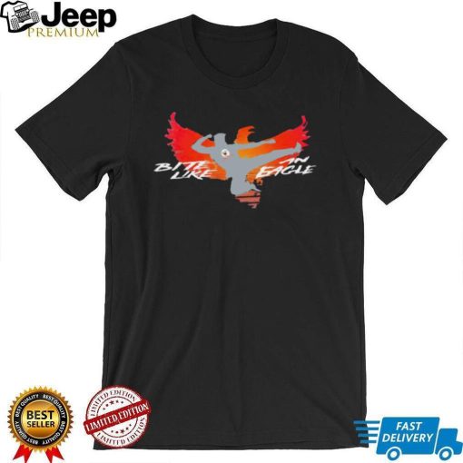 Karate Jess Tungsten bite like an Eagle logo shirt