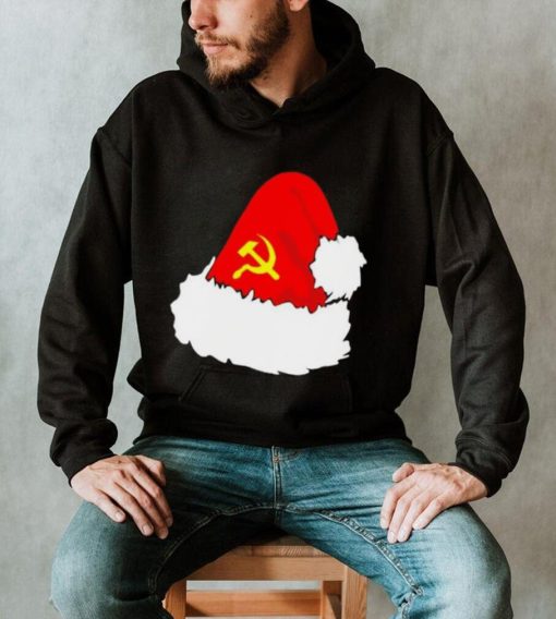 Karl Mark Santa hat soviet hammer Christmas shirt