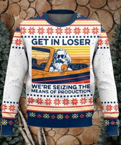 Karl Marx Get In Loser Ugly Christmas Sweater