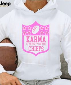 Karma is the guy on the Chiefs NFL parody shirt