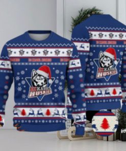 Kassel Huskies 3D Ugly Christmas Sweater For Men And Women Sport Fans