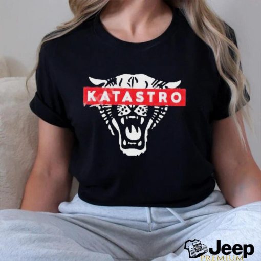 Katastro Merch Katastro Acid Washed Panther shirt