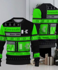 Kawasaki Car Mens Ugly Christmas Sweater Gift For Fans