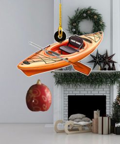 Kayak Personalized Acrylic Ornament