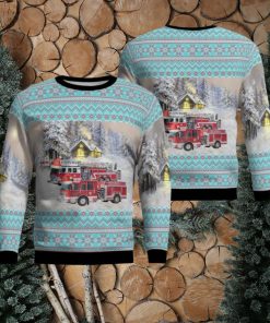 Centralia Illinois Centralia City Fire Department AOP Ugly Christmas Sweater Unique Christmas Gift