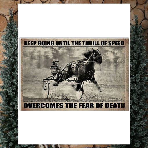 Keep Going Harness Raci Horizontal Poster