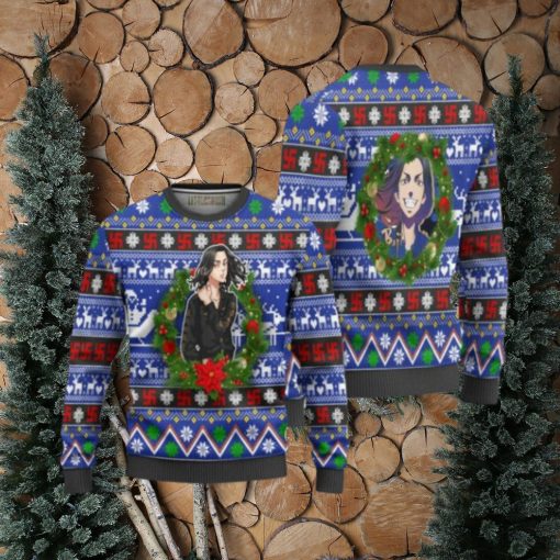 Keisuke Baji Anime Ugly Christmas Sweater Custom Tokyo Revengers Xmas Gift