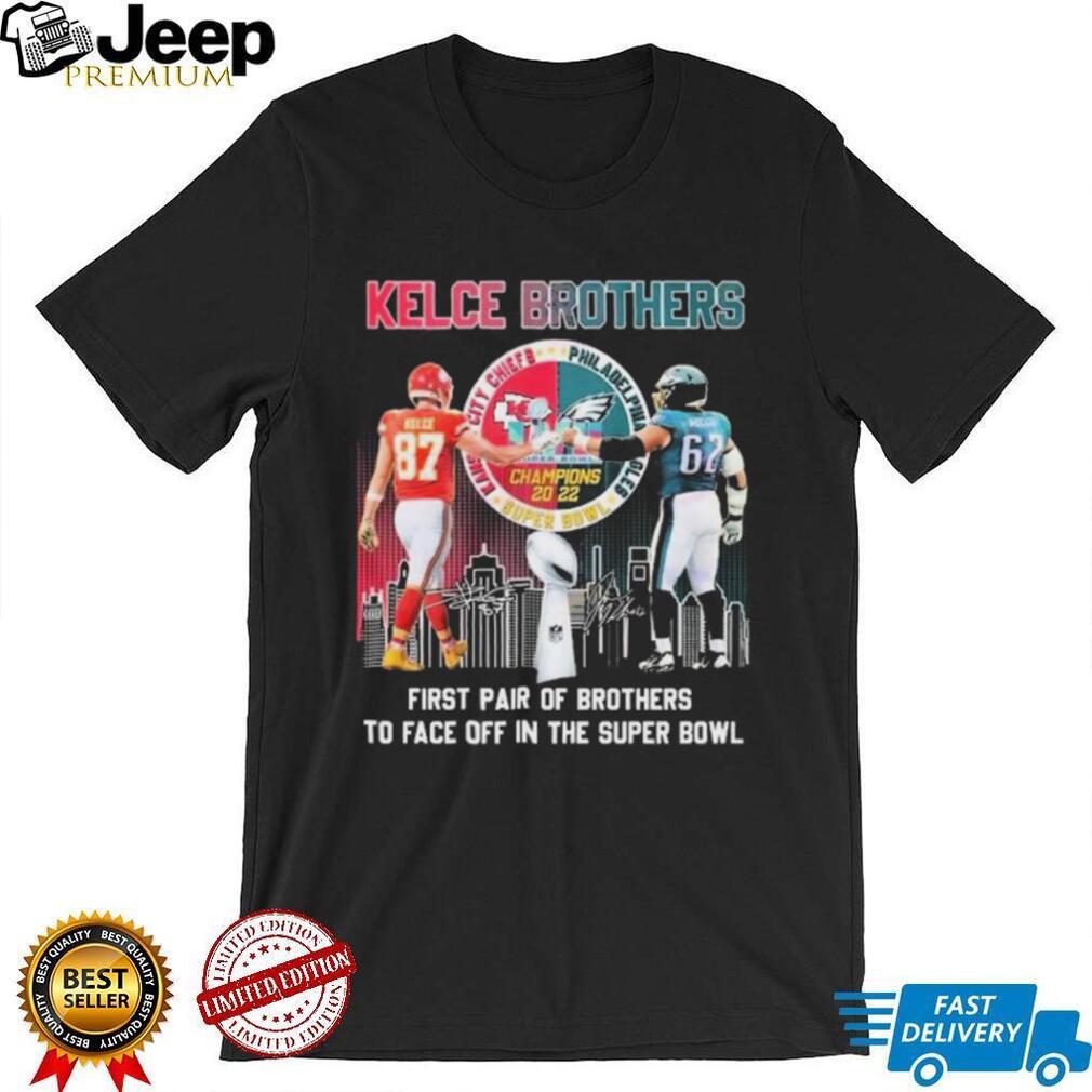 FREE shipping Jason Kelce vs Travis Kelce first brothers to face