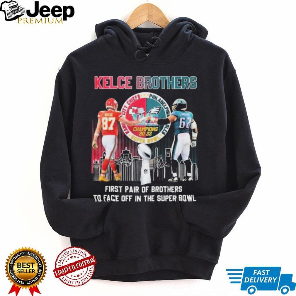 FREE shipping Jason Kelce vs Travis Kelce first brothers to face