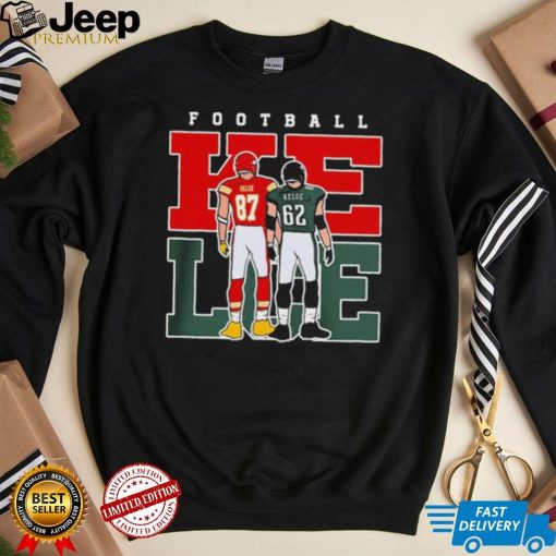 Kelce Football Jason Kelce And Travis Kelce Shirt