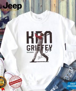 Ken Griffey Jr. Cincinnati Distressed signature shirt