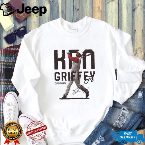 Ken Griffey Jr. Cincinnati Distressed signature shirt