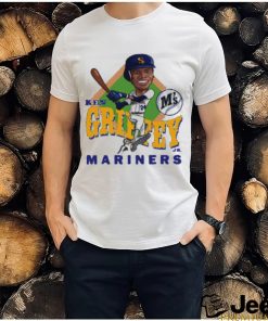 Ken Griffey Jr. Seattle Mariners Baseball Cartoon Shirt