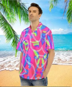 Ken Shirt And Shorts NEW Ken Hawaiian Shirt Barbie Movie Malibu Barbie Shirt Barbie Hawaiian Shirt Ken Outfits Pink Hawaiian Shirt Ken Costume