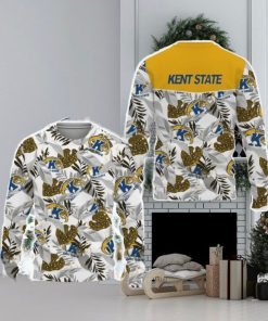 Kent State Golden Flashes Champions Sports Hawaiian Tropical Patterns Shirt Ugly Christmas 3D Sweater