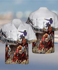 Kentucky Derby Horse Racing 3D Hawaiian Shirt