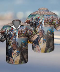 Kentucky Derby Horse Racing Hawaiian Shirt