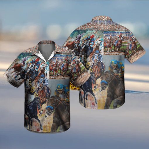 Kentucky Derby Horse Racing Hawaiian Shirt