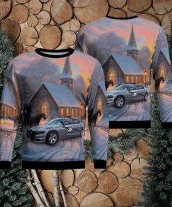 Kentucky State Police Car Ugly Christmas Sweater