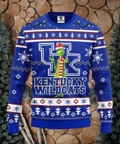 Kentucky Wildcats Funny Grinch Christmas Ugly Sweater