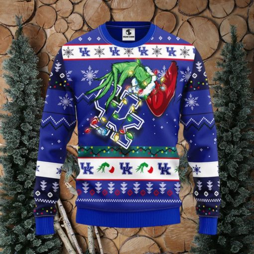 Kentucky Wildcats Grinch Christmas Ugly Sweater