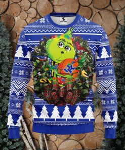 Kentucky Wildcats Grinch Hug Christmas Ugly Sweater