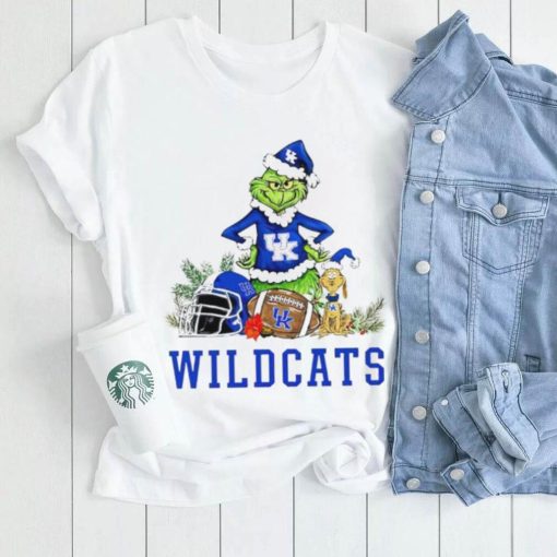 Kentucky Wildcats Grinch and Max dog funny Christmas shirt