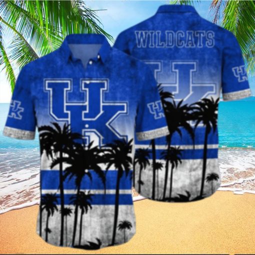 Kentucky Wildcats Logo Coconut Tropical Hawaiian Shirt Beach Gift For Fans