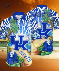 Kentucky Wildcats NCAA Floral Classic Full Printed Hawaiian Shirt