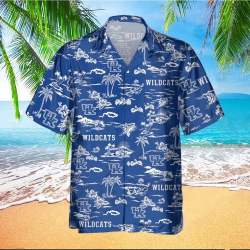 Kentucky Wildcats Plus Size 3D Hawaiian Shirt Best For Fans Beach Gift For Men And Women