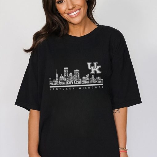 Kentucky Wildcats Skyline Name 2023 T Shirt