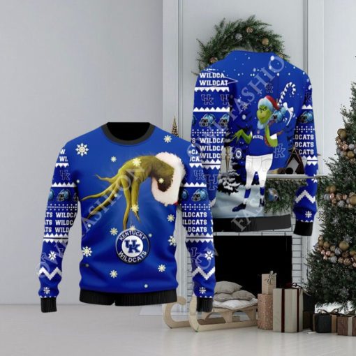 Kentucky Wildcats Team Grinch Ugly Christmas Sweater