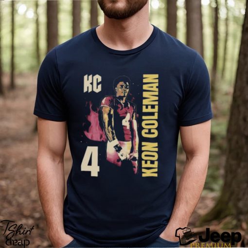 Keon Coleman KC 4 photo design t shirt