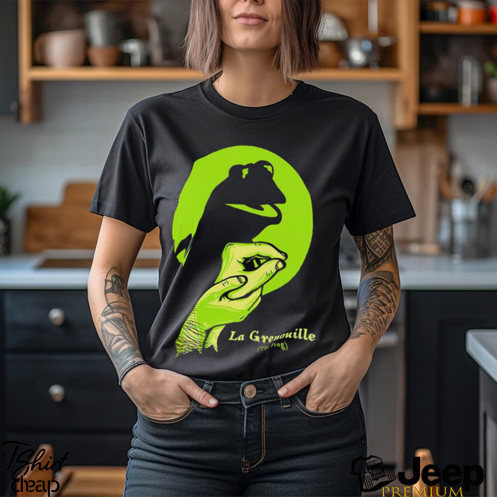 Kermit the shadow puppet La Grenouille the frog shirt teejeep