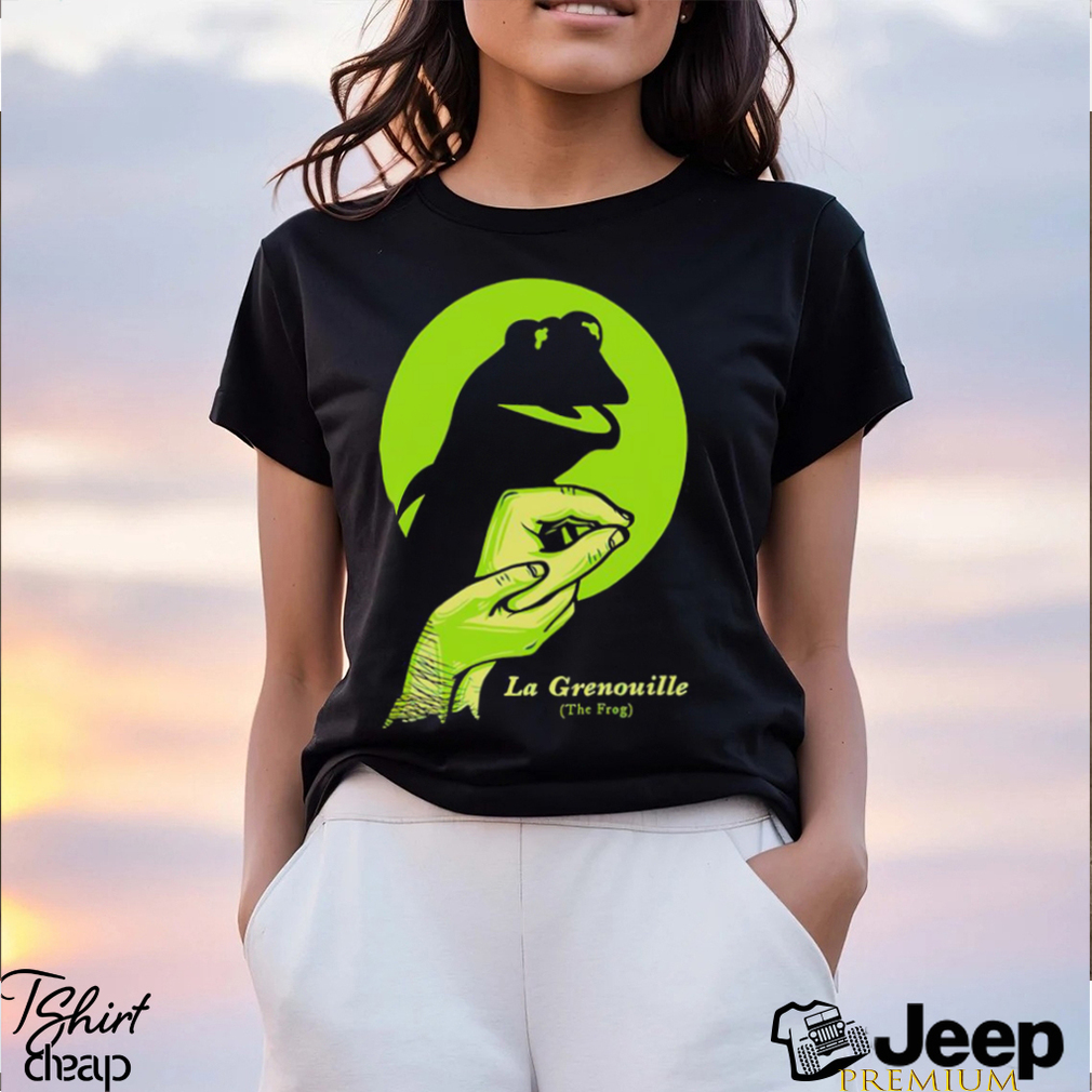 Kermit the shadow puppet La Grenouille the frog shirt teejeep